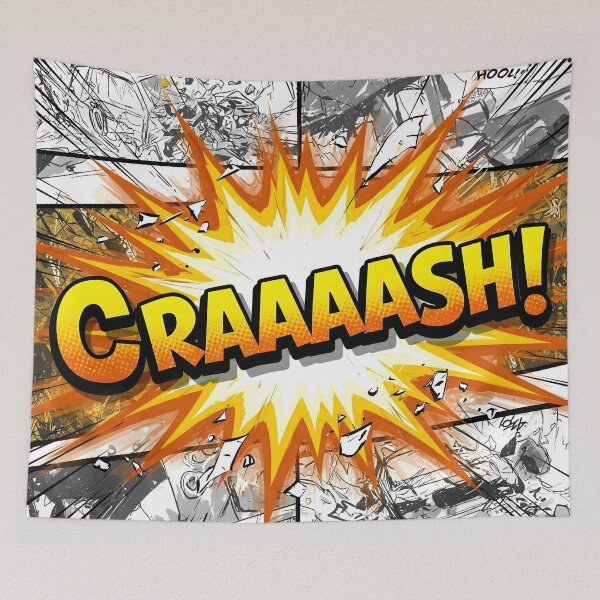 Item preview, Bold Cartoon "CRAAAAASH!" Impact Sound T-Shirt designed and sold by Ink & Quip.