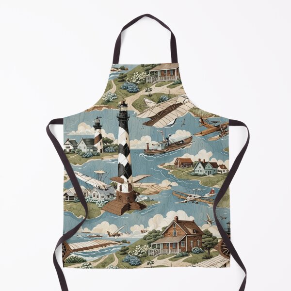 Item preview, Abstract Tar Heel Coastal Pattern designed and sold by Trend-Labs.