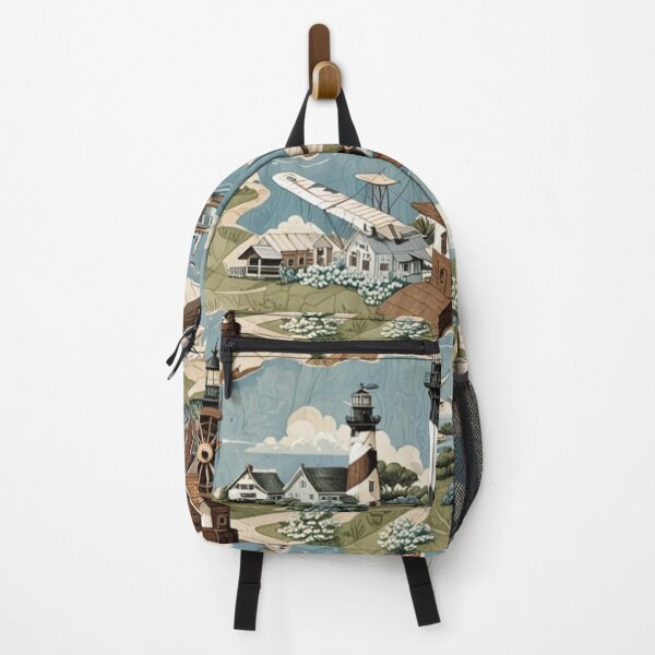Item preview, Abstract Tar Heel Coastal Pattern designed and sold by Trend-Labs.