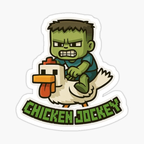 Artikel-Vorschau von MINECRAFT CHICKEN JOCKEY, designt und verkauft von DRW15.