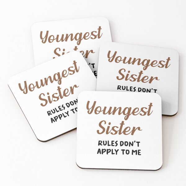 Item preview, Funny Youngest Sister Rules Sisters Matching Family Reunion designed and sold by Stick-Artistry.