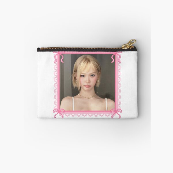 Item preview, Kpop Le Sserafim Chaewon Coquette Pink Bow Border Frame  designed and sold by StarBunnyDesign.