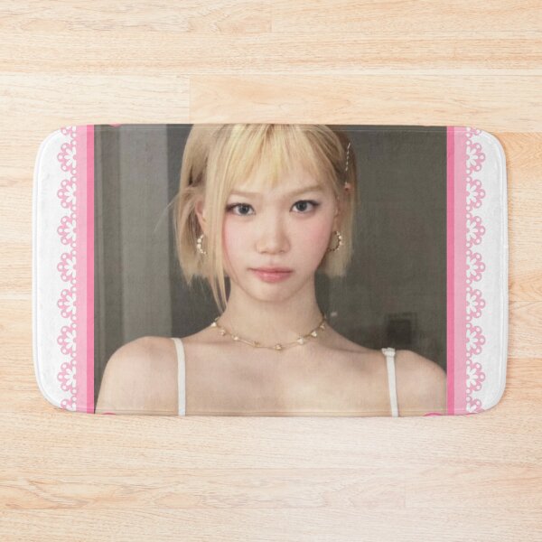 Item preview, Kpop Le Sserafim Chaewon Coquette Pink Bow Border Frame  designed and sold by StarBunnyDesign.