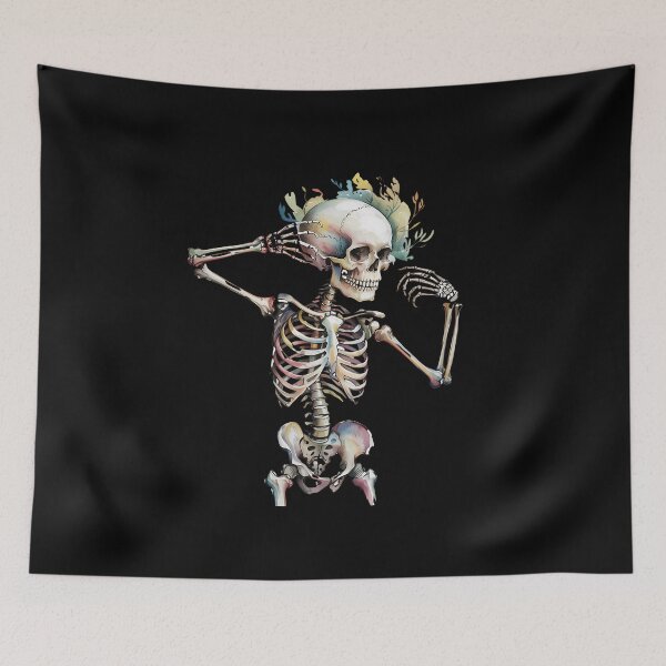 Item preview, Skeleton dancing the ghost dance designed and sold by ATOTI.
