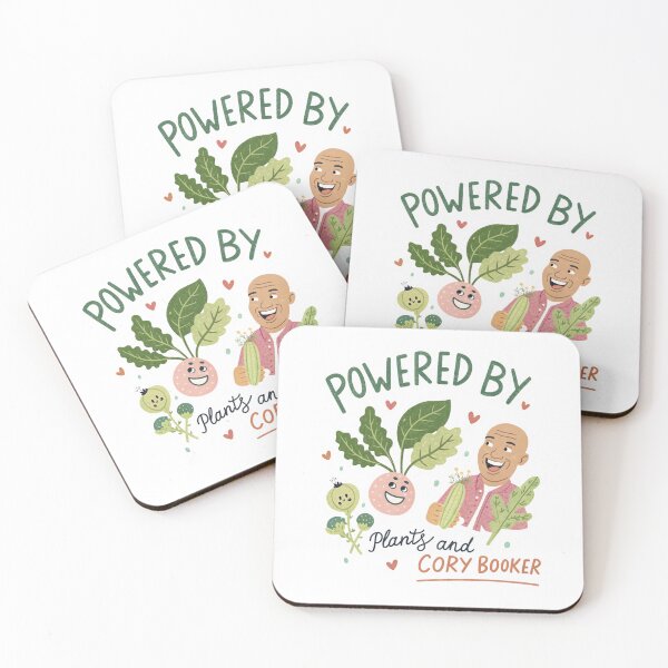 Item preview, Cory Booker – Vegan Vibes – Powered by Plants (and Cory) designed and sold by Krasnovaovaova.
