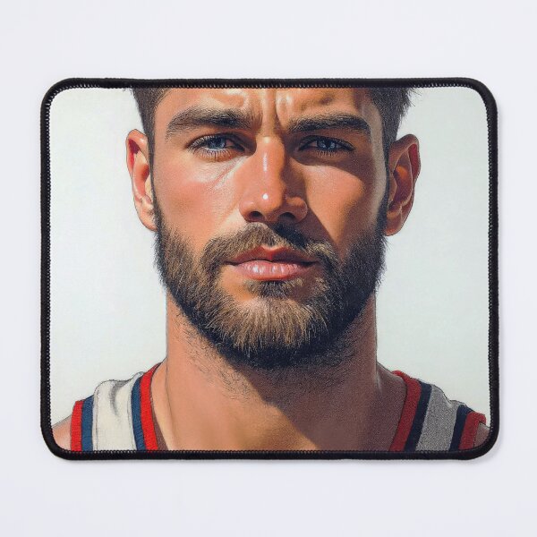 Item preview, Head Portrait of an Alpha Male designed and sold by ChanningsPinups.
