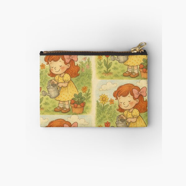 Item preview, Sweet Girl in the Garden – storybook style  designed and sold by toastysketches.