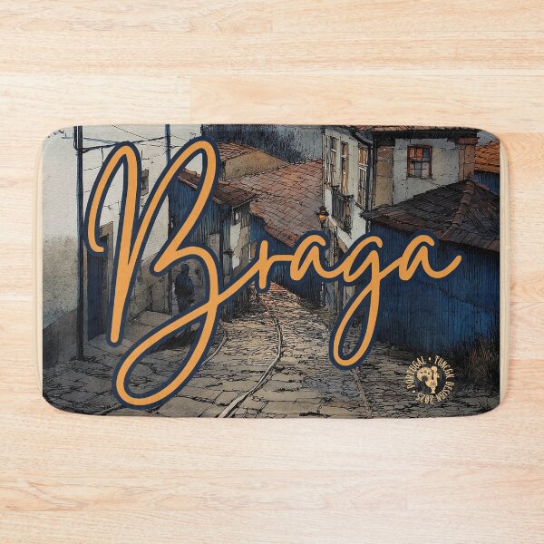 Item preview, Braga Portugal Architecture Poster – Historic City Wall Art designed and sold by TuncGK.
