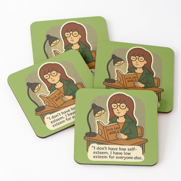 Item preview, Daria Morgendorffer | Sick, Sad World Sarcastic Quote  designed and sold by Itika Bhattacharjee.