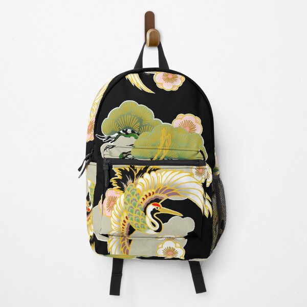 Item preview, graceful japanese crane in clouds designed and sold by indigoferasoul.