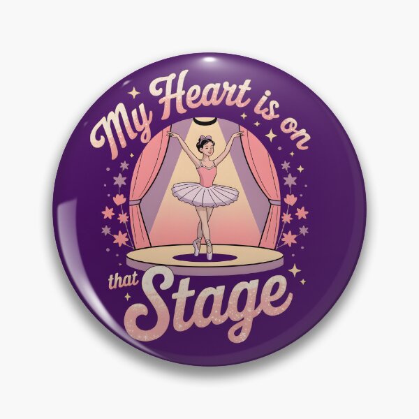 Item preview, My Heart is on that Stage in the style of dance recital with retro ballet designed and sold by Pawel Oska.