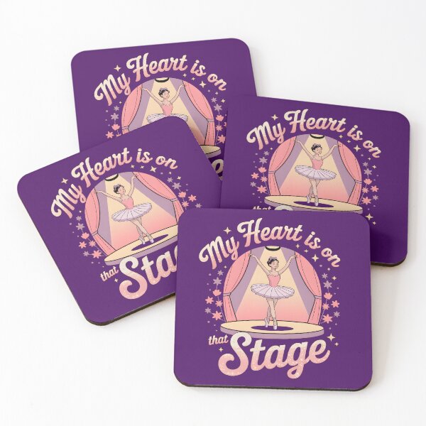 Item preview, My Heart is on that Stage in the style of dance recital with retro ballet designed and sold by Pawel Oska.