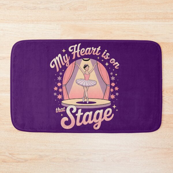 Item preview, My Heart is on that Stage in the style of dance recital with retro ballet designed and sold by Pawel Oska.