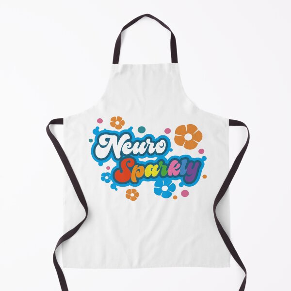 Item preview, Neuro Sparkly Flower Rainbow Typography designed and sold by Plant On Demand.
