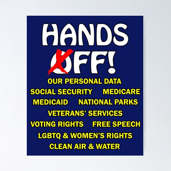 Item preview, Hands Off designed and sold by Karen Simon.