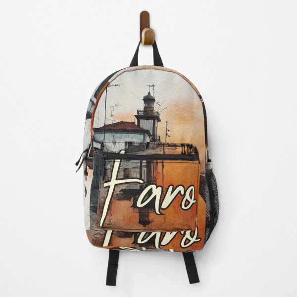 Item preview, Faro Portugal Seaside Art Print – Historic Algarve Poster designed and sold by TuncGK.