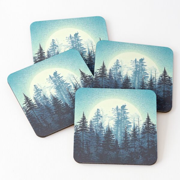 Item preview, Night wilderness forest designed and sold by Nazardes.