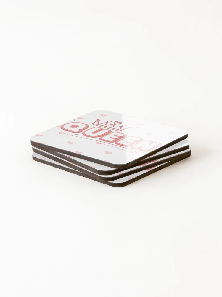 Thumbnail 4 of 5, Coasters (Set of 4), Queen designed and sold by PlumTreeDesign.