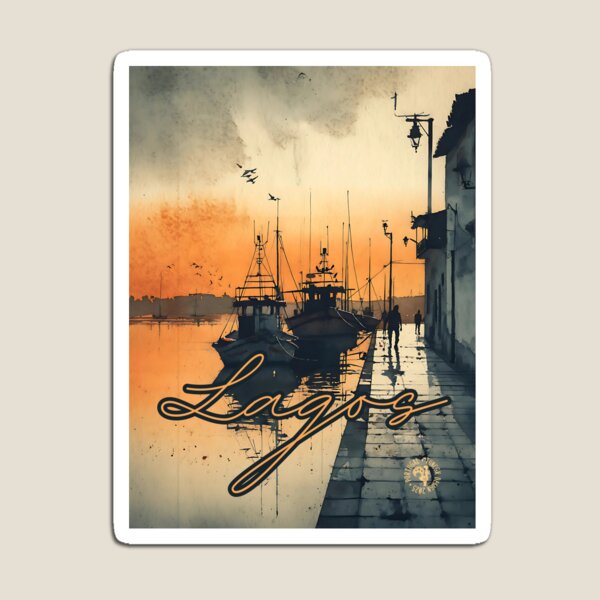Artikel-Vorschau von Lagos Portugal Sonnenuntergang Poster – Algarve Küste Wandkunst, designt und verkauft von TuncGK.