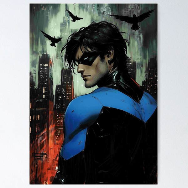 Aperçu de l'œuvre Robin, fils de la chauve-souris créée et vendue par MrComiCanvas.