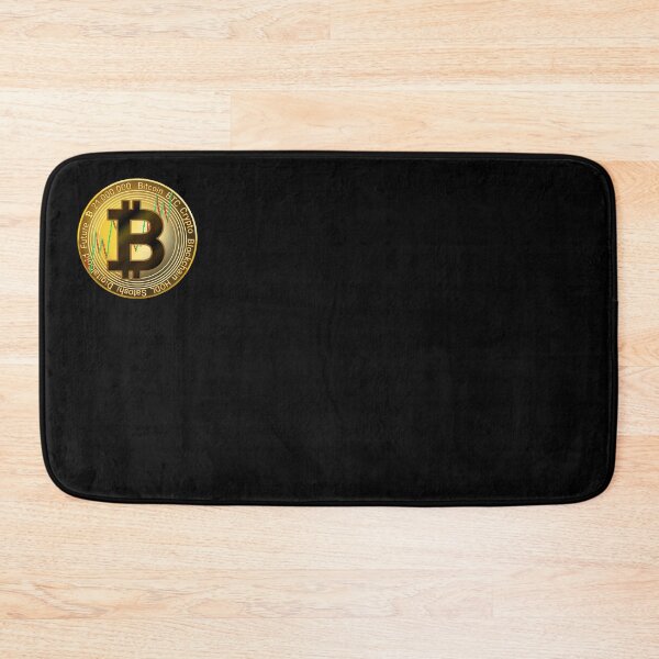 Item preview, Bitcoin symbol, silhouette art, Bitcoin money symbol, Bitcoin sign in gold designed and sold by katecheerycake.