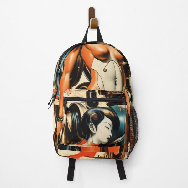 Item preview, Robot Love Retro Mid-century Imitation Japanese Erotic Art | #208 designed and sold by NickWhittleArt.