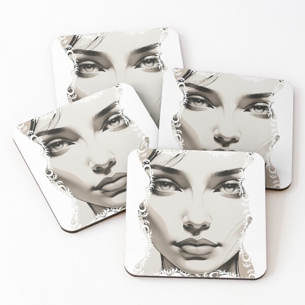 Item preview, Simple, amaze one-line drawing from woman face designed and sold by Dyke Art.