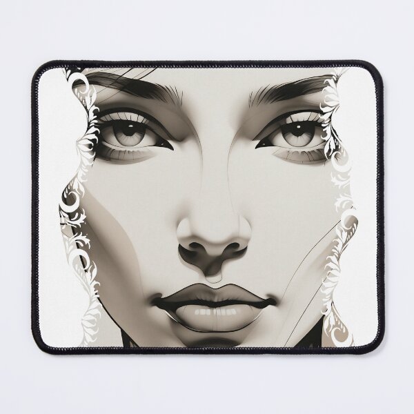 Item preview, Simple, amaze one-line drawing from woman face designed and sold by Dyke Art.