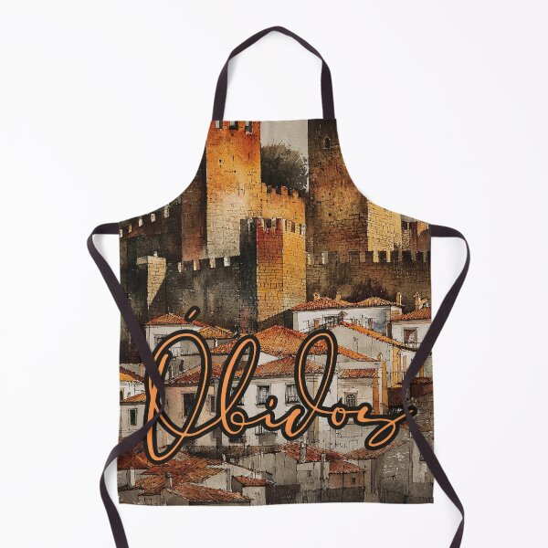 Item preview, Óbidos Portugal Castle Poster – Medieval Village Wall Art designed and sold by TuncGK.