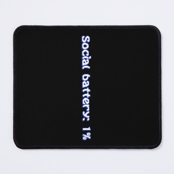 Item preview, Social battery: 1% designed and sold by Design_Your_Day.