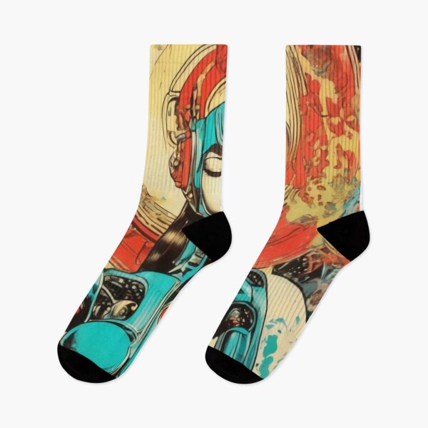 Item preview, Robot Shunga Retro Mid-century Imitation Japanese Erotic Art | #201 designed and sold by NickWhittleArt.