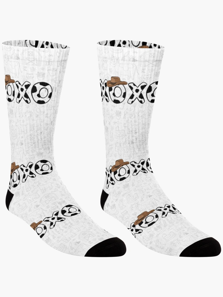 Thumbnail 3 of 5, Socks, Farm XOXO designed and sold by PlumTreeDesign.