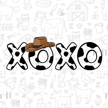 Artwork thumbnail, Farm XOXO by PlumTreeDesign