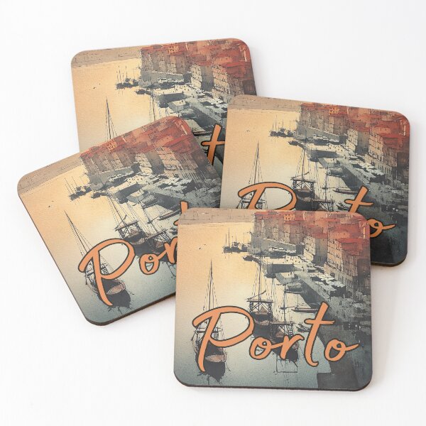 Item preview, Porto Portugal Riverside Poster – Douro River City Wall Art designed and sold by TuncGK.