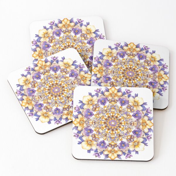 Item preview, Eternal Bloom Floral Mandala Collection designed and sold by Small Mandarin.