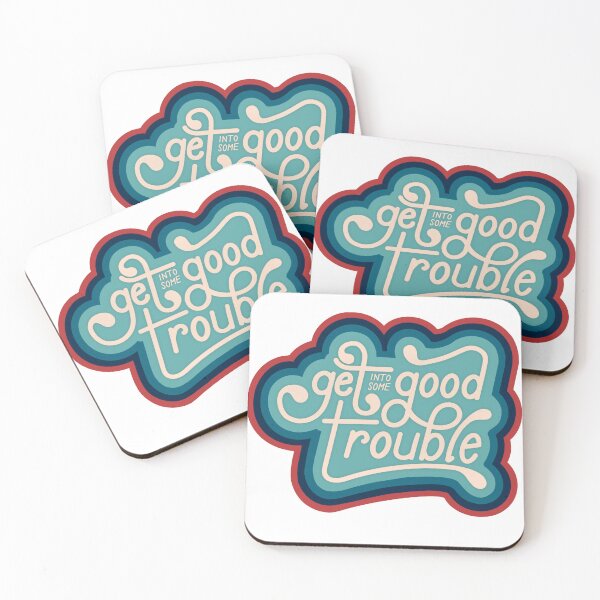 Item preview, Get Into Some Good Trouble designed and sold by Em Rose Yob.
