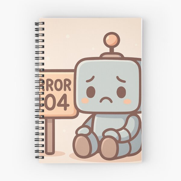 Item preview, Sad Error 404 Robot designed and sold by MindsInBloom.