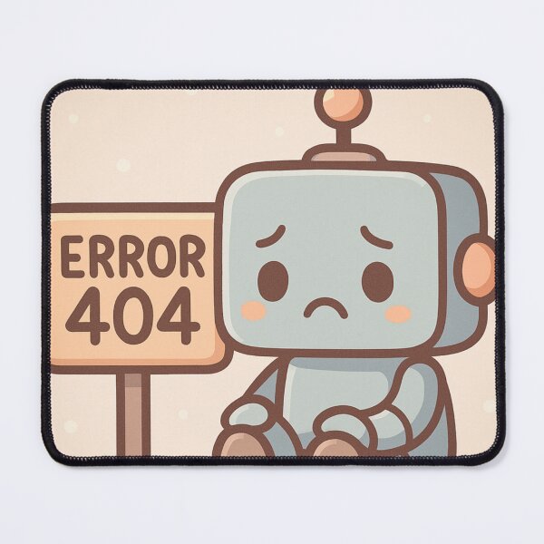 Item preview, Sad Error 404 Robot designed and sold by MindsInBloom.