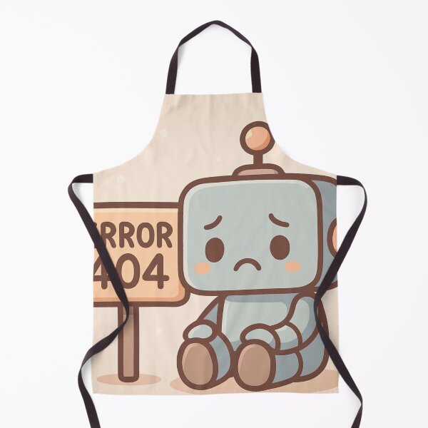 Item preview, Sad Error 404 Robot designed and sold by MindsInBloom.