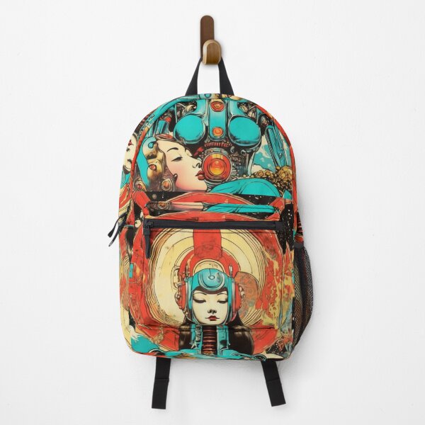Item preview, Robot Shunga Retro Mid-century Imitation Japanese Erotic Art | #201 designed and sold by NickWhittleArt.