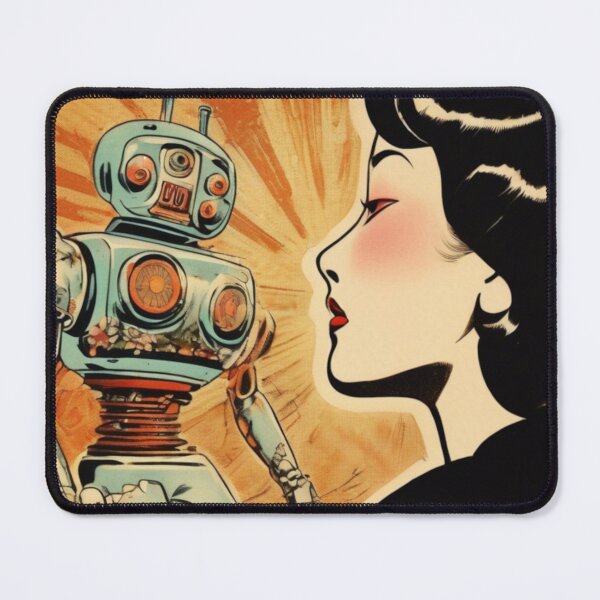 Item preview, Robot Shunga Retro Mid-century Imitation Japanese Erotic Art | #203 designed and sold by NickWhittleArt.