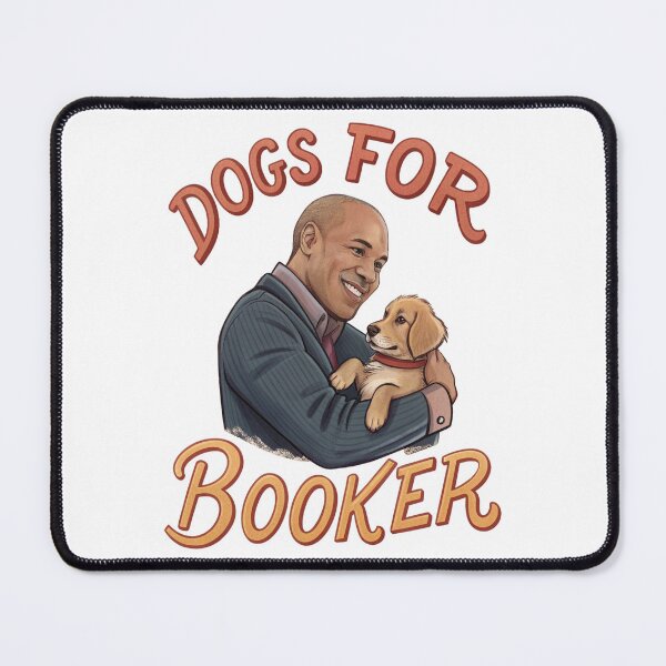 Item preview, Cory Booker – Booker + Dogs designed and sold by Krasnovaovaova.