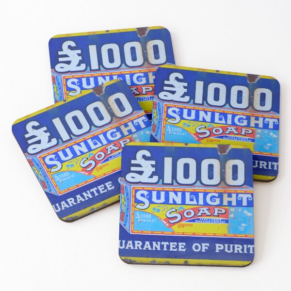 Item preview, Sunlight Soap - Enamel Sign  designed and sold by Xshooter.