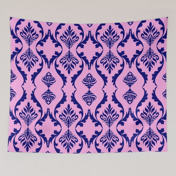 Item preview, Damask wallpaper pattern for home decoration. Seamless pattern, stationary print, textile for Fabric, printable artwork, wrapping wallpaper, curtain design, oriental damask designed and sold by MonoDigitalArt.