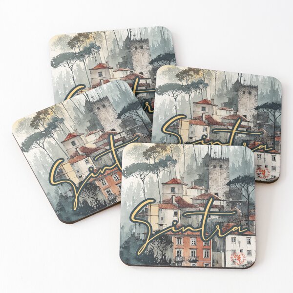 Item preview, Sintra Portugal Landscape Art – Sunset Countryside Print designed and sold by TuncGK.