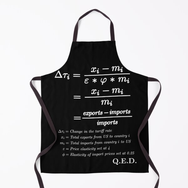 Item preview, Tariff : Trump Reciprocal Tariffs Formula Proof Political Humour designed and sold by thegiftedadult.