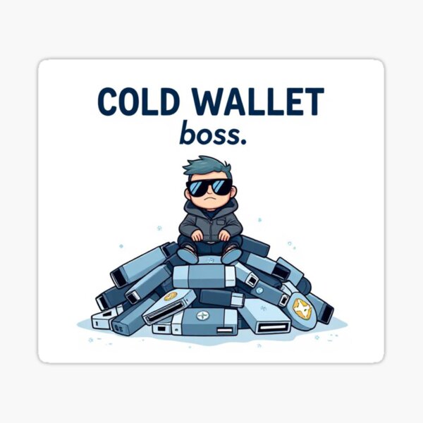 Artikel-Vorschau von Cold Wallet Boss – Die Macht der Krypto-Selbstverwahrung, designt und verkauft von bullbeargear.