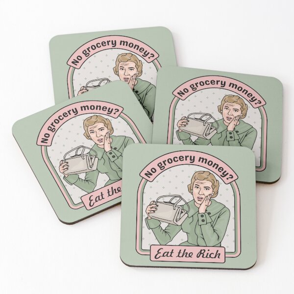 Item preview, No Grocery Money? Eat The Rich designed and sold by Unhinged Heather.