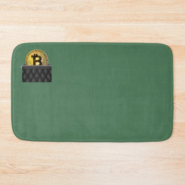 Item preview, Bitcoin symbol, Bitcoin money symbol, Bitcoin sign, Bitcoin in an elegant black leather wallet for women designed and sold by katecheerycake.