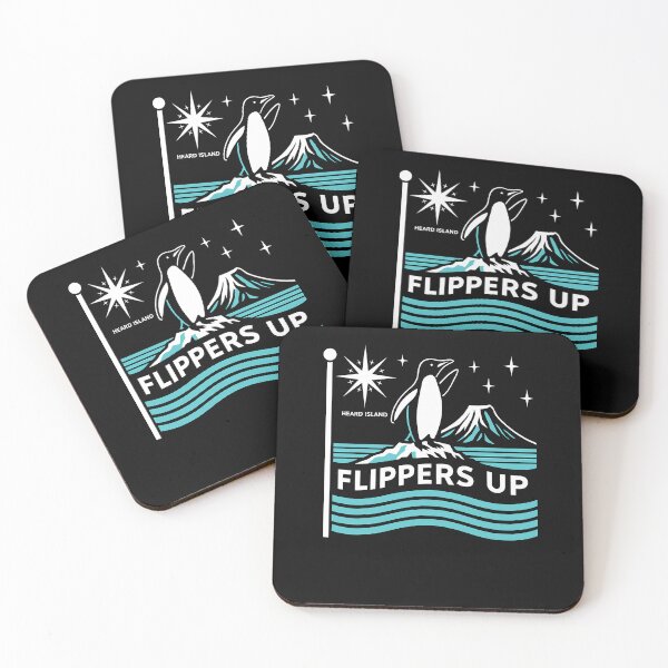 Item preview, Heard Island Flippers Up Penguin designed and sold by varioarts.
